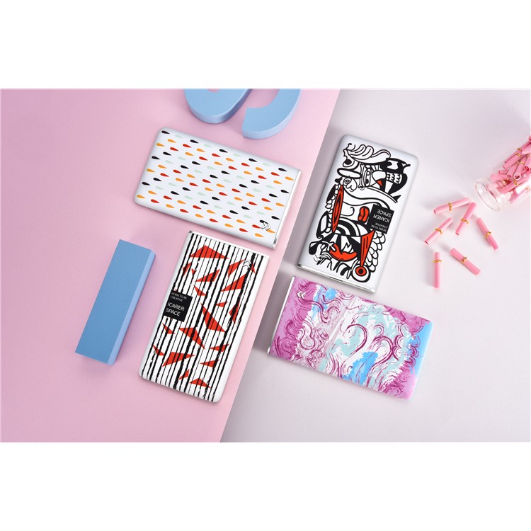 ICARER SPACE Patterned Ultra-thin 5000mAh Power Bank for iPhone Samsung Huawei - Winds and Clouds-13