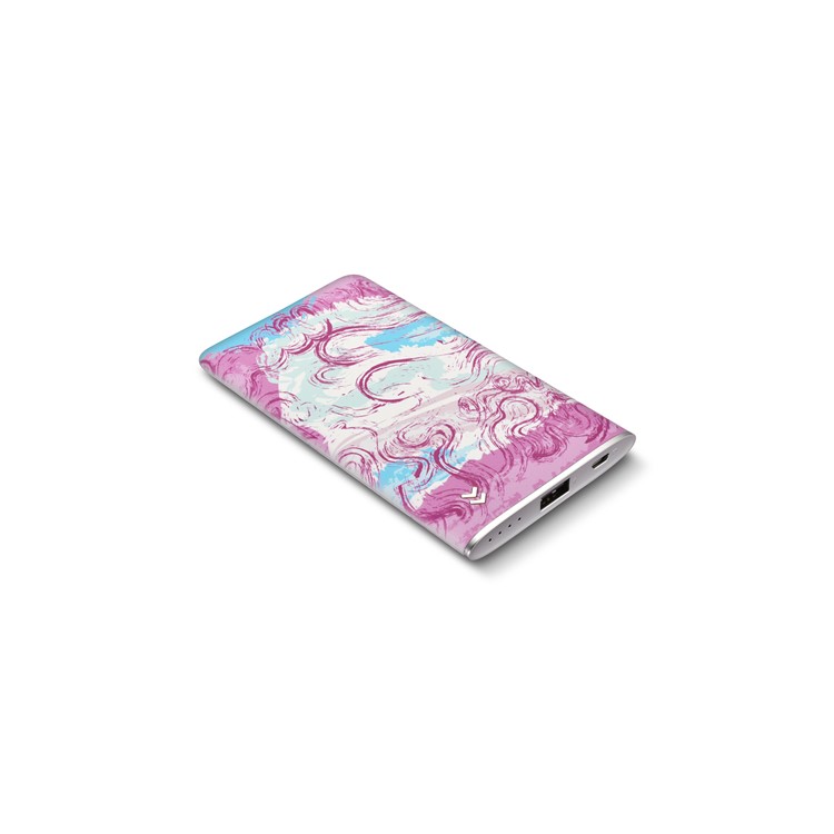 ICARER SPACE Patterned Ultra-thin 5000mAh Power Bank for iPhone Samsung Huawei - Winds and Clouds-3