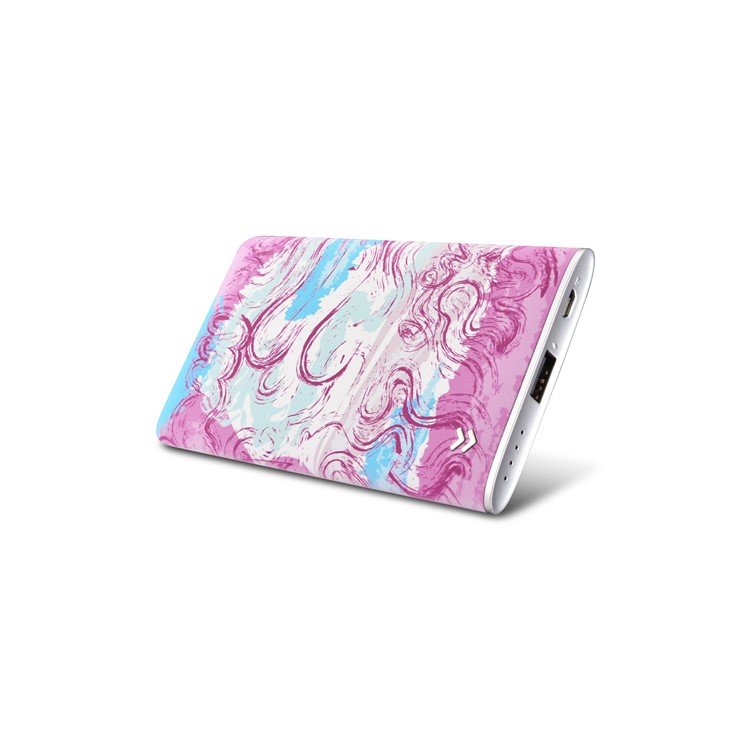 ICARER SPACE Patterned Ultra-thin 5000mAh Power Bank for iPhone Samsung Huawei - Winds and Clouds-5
