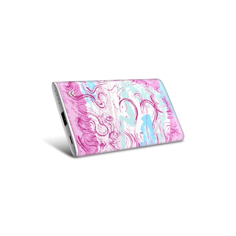 ICARER SPACE Patterned Ultra-thin 5000mAh Power Bank for iPhone Samsung Huawei - Winds and Clouds-6