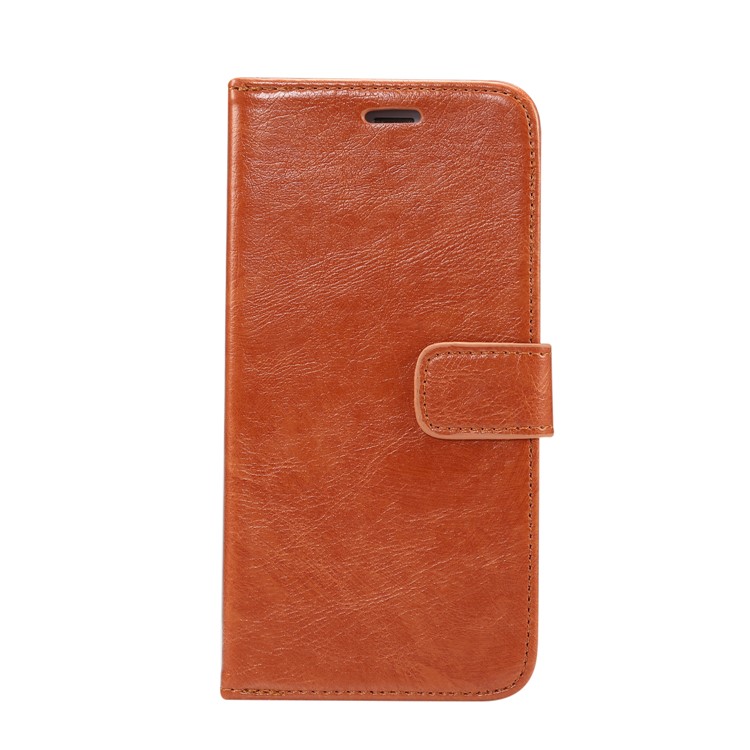 Crazy Horse Leather Phone Shell for Huawei Mate 10 Lite / nova 2i / Maimang 6 / Honor 9i (India) - Brown-2