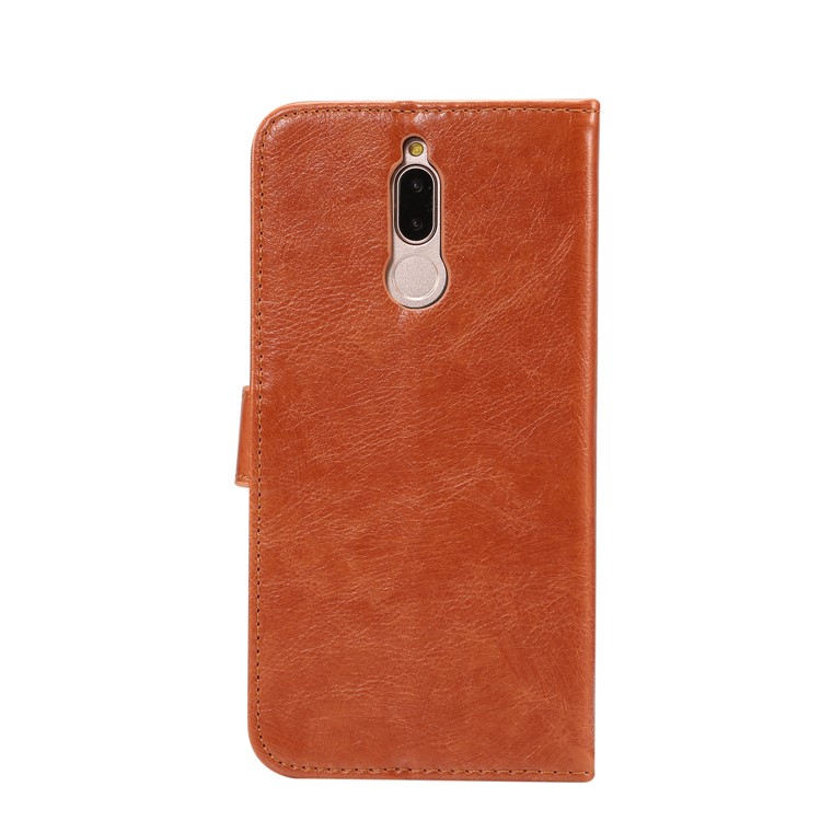 Crazy Horse Leather Phone Shell for Huawei Mate 10 Lite / nova 2i / Maimang 6 / Honor 9i (India) - Brown-3