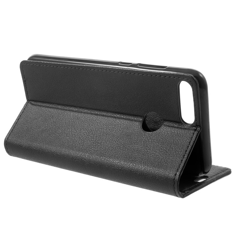 For Huawei Honor 9 Lite / Honor 9 Youth Edition Leather Stand Wallet Mobile Case - Black-4