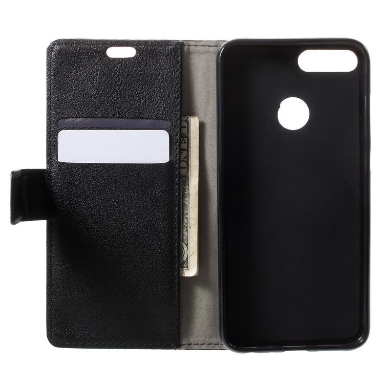 For Huawei Honor 9 Lite / Honor 9 Youth Edition Leather Stand Wallet Mobile Case - Black-5