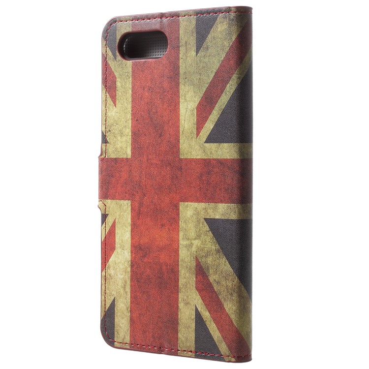 Patterned Leather Wallet Phone Case for Huawei Honor V10/View 10 - Retro UK Flag-3