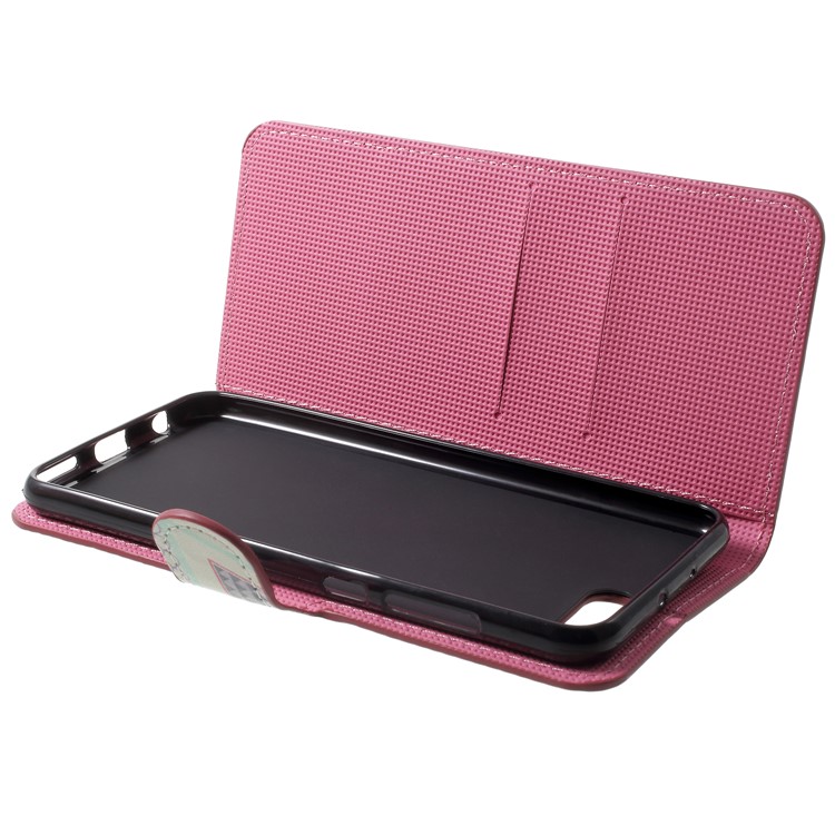 Patterned Leather Wallet Case Phone Accessory for Huawei Honor V10/View 10 - Tribal Triangles-5