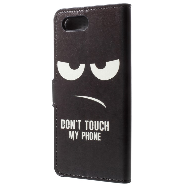 Funda Con Estampado De Folio De Cuero Para Huawei Honor V10 / View 10 - No Toque Mi Teléfono-3