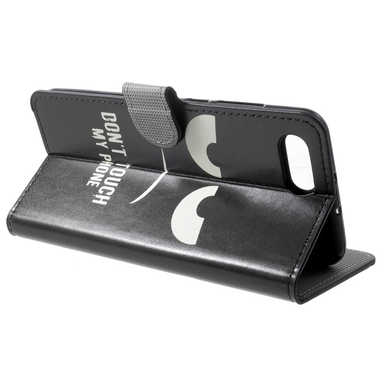 Funda Con Estampado De Folio De Cuero Para Huawei Honor V10 / View 10 - No Toque Mi Teléfono-4