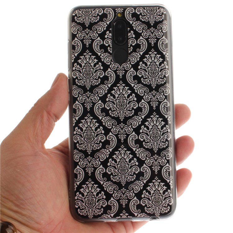 For Huawei Mate 10 Lite / Maimang 6 / nova 2i / Honor 9i (India) Patterned IMD Phone Case (TPU) - Damask Pattern-5