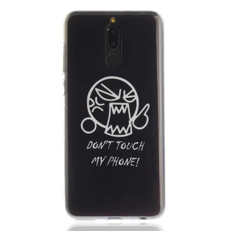 Patterned IMD TPU Jelly Cover for Huawei Mate 10 Lite / Maimang 6 / nova 2i / Honor 9i (India) - Do Not Touch My Phone-2