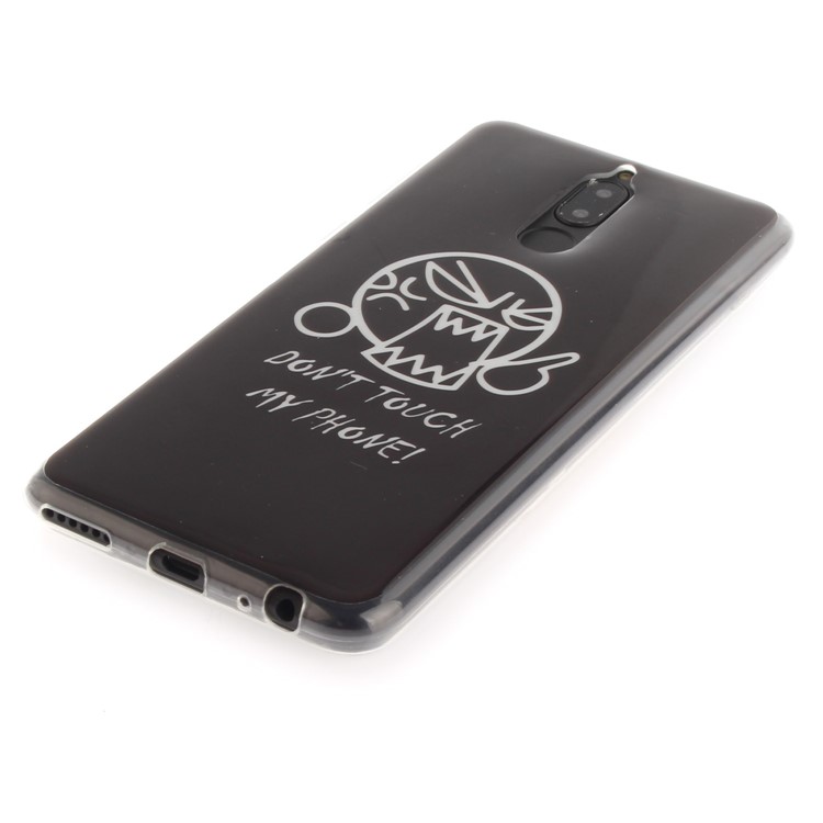 Patterned IMD TPU Jelly Cover for Huawei Mate 10 Lite / Maimang 6 / nova 2i / Honor 9i (India) - Do Not Touch My Phone-3