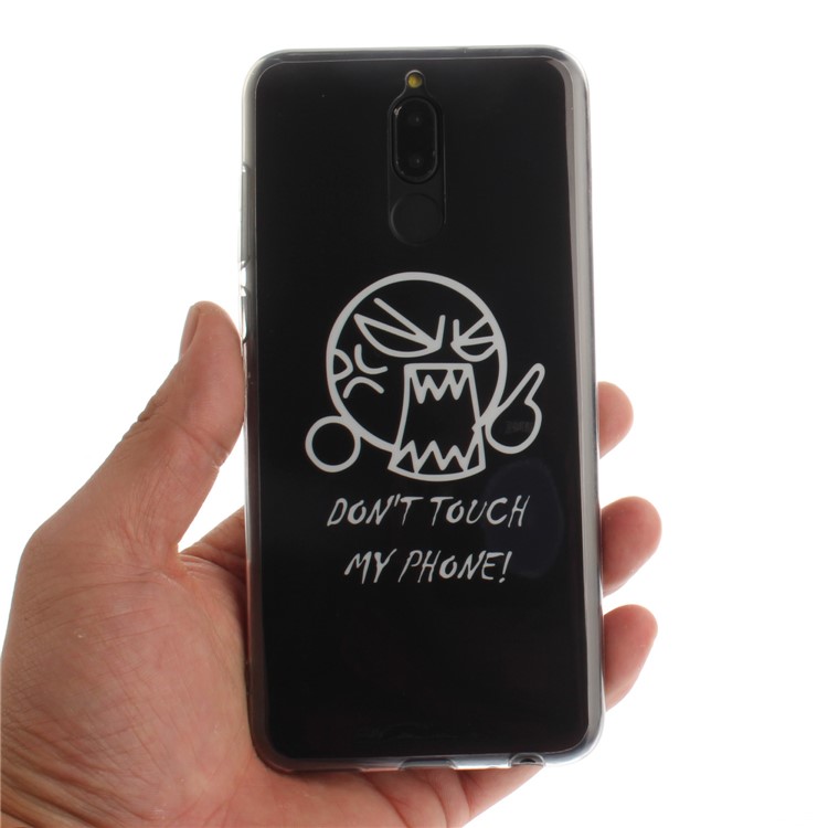 Patterned IMD TPU Jelly Cover for Huawei Mate 10 Lite / Maimang 6 / nova 2i / Honor 9i (India) - Do Not Touch My Phone-5