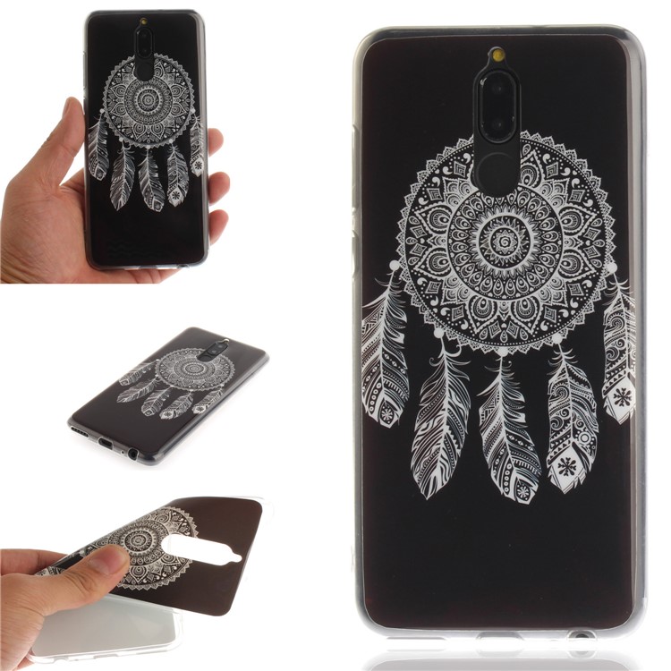 Patterned IMD TPU Soft Case Mobile Accessory for Huawei Mate 10 Lite / Maimang 6 / nova 2i / Honor 9i (India) - Tribal Dream Catcher-1