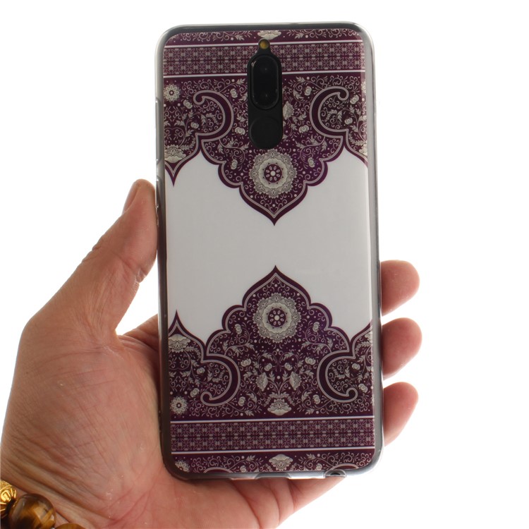 Patterned IMD TPU Cellphone Cover for Huawei Mate 10 Lite / Maimang 6 / nova 2i / Honor 9i (India) - Symmetrical Pattern-5