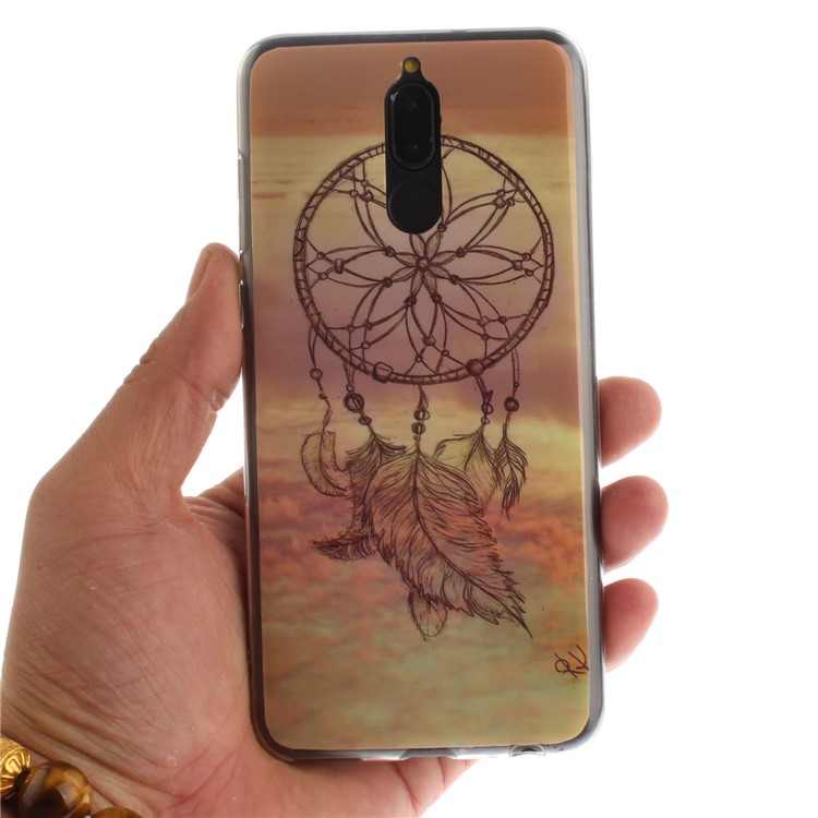 Patterned IMD TPU Gel Mobile Phone Shell for Huawei Mate 10 Lite / Maimang 6 / nova 2i / Honor 9i (India) - Dream Catcher-5