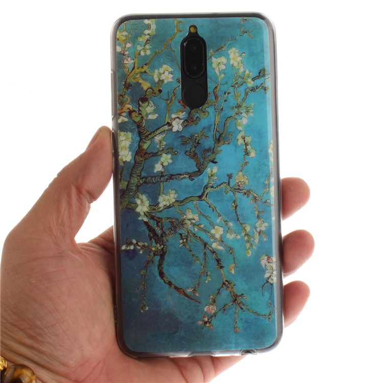 TPU IMD Patterned Case Accessory for Huawei Mate 10 Lite / Maimang 6 / nova 2i / Honor 9i (India) - Almond Tree in Blossom-5