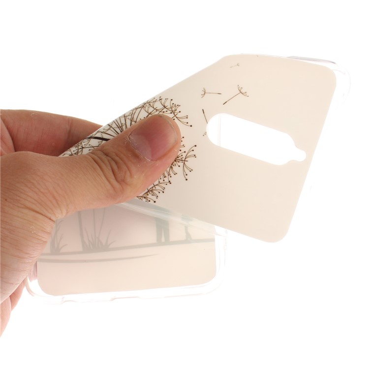 Patterned IMD TPU Jelly Cover for Huawei Mate 10 Lite / Maimang 6 / nova 2i / Honor 9i (India) - Lovers and Dandelion-6