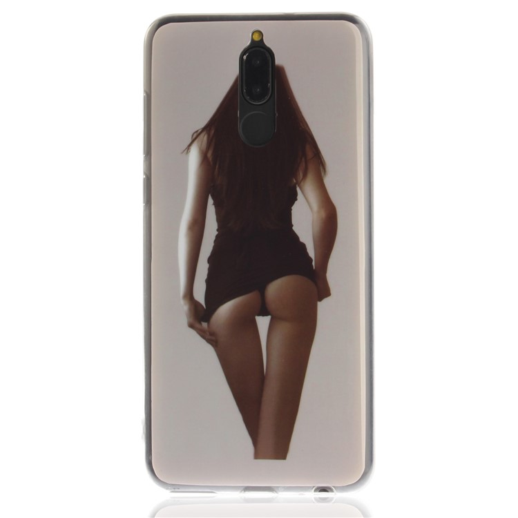 Patterned IMD TPU Back Case for Huawei Mate 10 Lite / Maimang 6 / nova 2i / Honor 9i (India) - Hot Girl-2