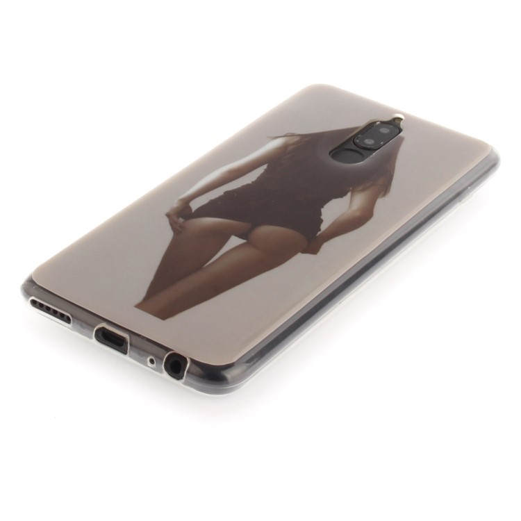 Patterned IMD TPU Back Case for Huawei Mate 10 Lite / Maimang 6 / nova 2i / Honor 9i (India) - Hot Girl-3