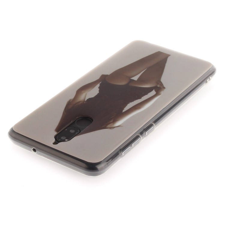 Patterned IMD TPU Back Case for Huawei Mate 10 Lite / Maimang 6 / nova 2i / Honor 9i (India) - Hot Girl-4
