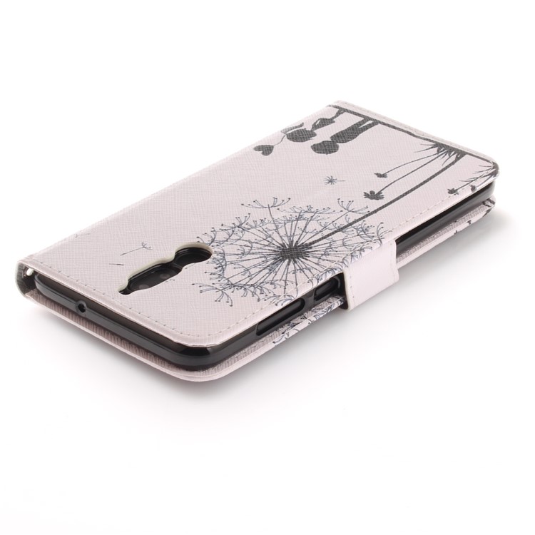 Patterned PU Leather Wallet Stand Protective Mobile Phone Shell for Huawei Mate 10 Lite / nova 2i / Maimang 6 / Honor 9i (India) - Dandelion-5