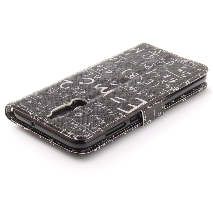Patterned PU Leather Wallet Stand Protective Mobile Phone Cover for Huawei Mate 10 Lite / nova 2i / Maimang 6 / Honor 9i (India) - Formula-5