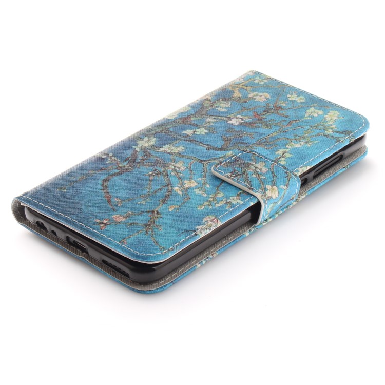 Patterned PU Leather Wallet Stand Protective Cell Phone Casing for Huawei Mate 10 Lite / nova 2i / Maimang 6 / Honor 9i (India) - Wintersweet-4