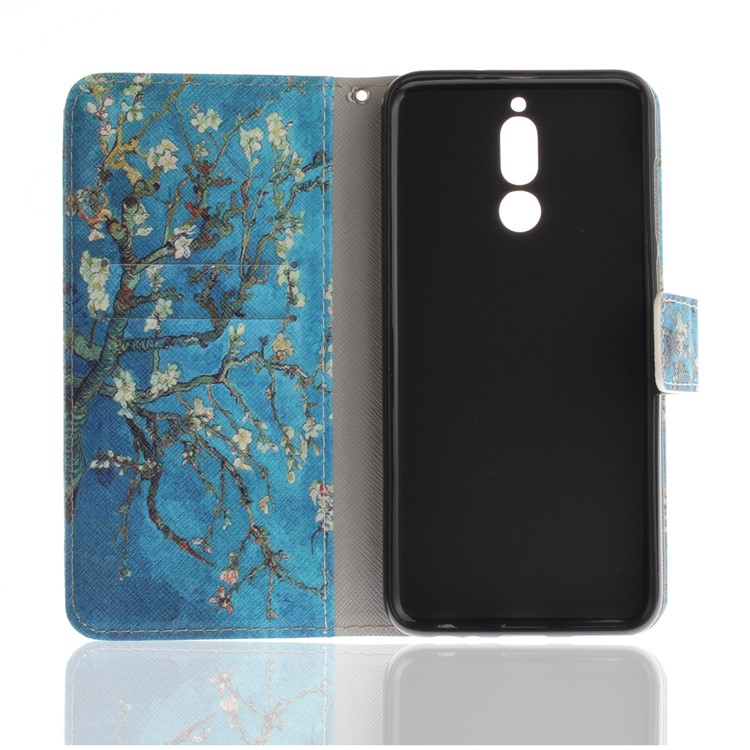 Patterned PU Leather Wallet Stand Protective Cell Phone Casing for Huawei Mate 10 Lite / nova 2i / Maimang 6 / Honor 9i (India) - Wintersweet-9