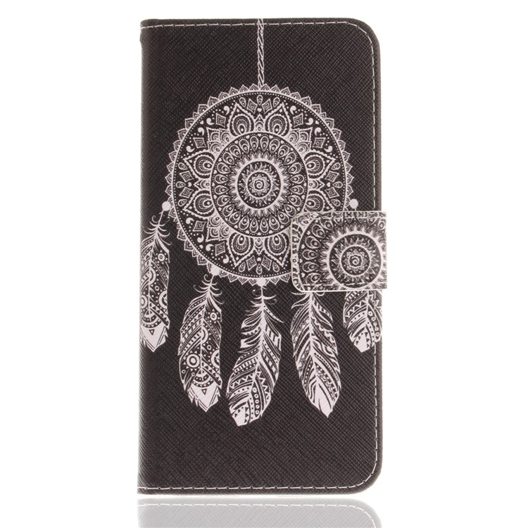 Funda Protectora Del Soporte De La Cartera De Cuero De La PU Para Huawei Mate 10 Lite / nova 2i / Maimang 6 / Honor 9i (india) - Atrapasueños-2
