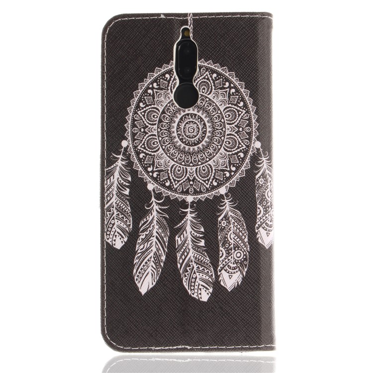 Funda Protectora Del Soporte De La Cartera De Cuero De La PU Para Huawei Mate 10 Lite / nova 2i / Maimang 6 / Honor 9i (india) - Atrapasueños-3