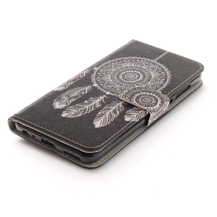 Funda Protectora Del Soporte De La Cartera De Cuero De La PU Para Huawei Mate 10 Lite / nova 2i / Maimang 6 / Honor 9i (india) - Atrapasueños-4
