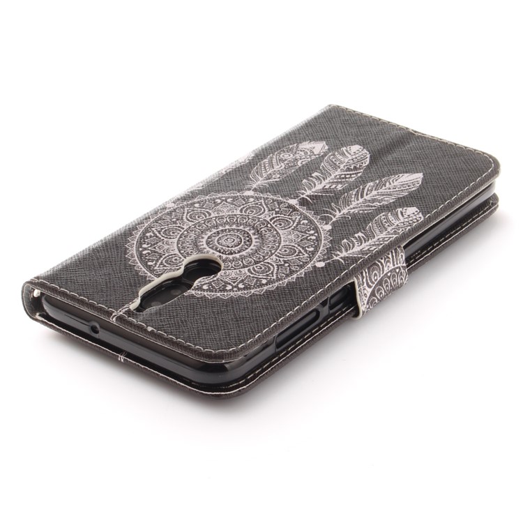 Funda Protectora Del Soporte De La Cartera De Cuero De La PU Para Huawei Mate 10 Lite / nova 2i / Maimang 6 / Honor 9i (india) - Atrapasueños-5