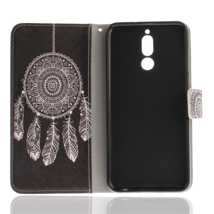 Funda Protectora Del Soporte De La Cartera De Cuero De La PU Para Huawei Mate 10 Lite / nova 2i / Maimang 6 / Honor 9i (india) - Atrapasueños-9