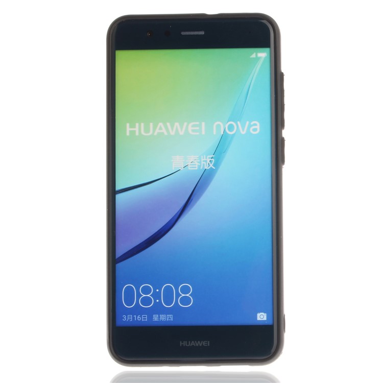 PU Leather Coated TPU Card Holder Case with Kickstand for Huawei P10 Lite - Black-9