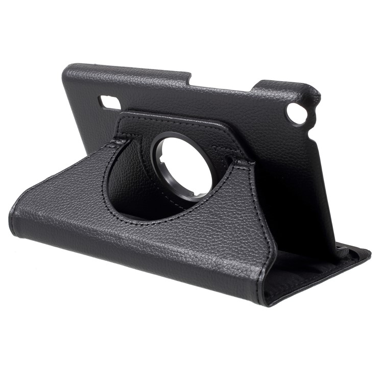 Litchi Grain 360 Degree Rotary Leather Stand Case for Huawei MediaPad T3 7.0 - Black-4
