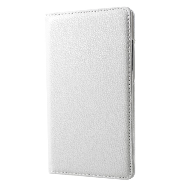 For Huawei MediaPad T3 7.0 Litchi Grain 360 Degree Rotary Stand Leather Cover - White-3