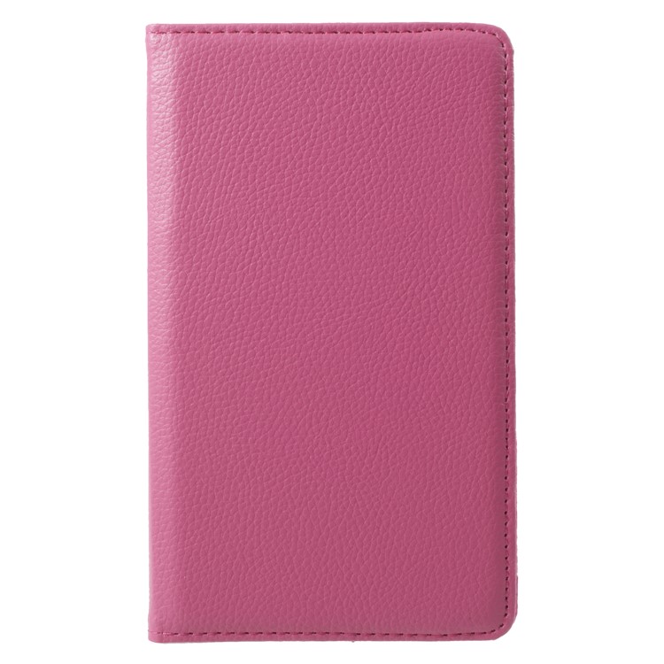 Litchi Grain 360 Degree Rotary Stand Leather Tablet Cover for Huawei MediaPad T3 7.0 - Rose-2