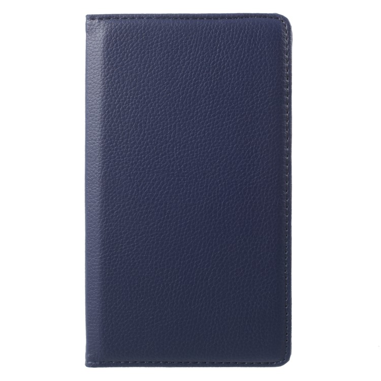 Litchi Grain 360 Degree Rotary Leather Stand Shell for Huawei MediaPad T3 7.0 - Dark Blue-2