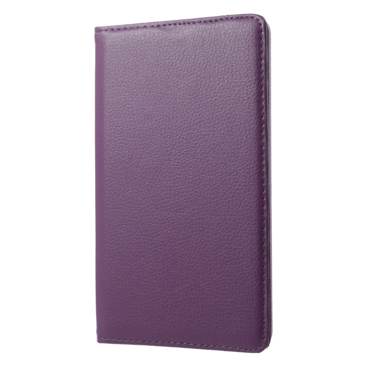 For Huawei MediaPad T3 7.0 Litchi Grain 360 Degree Rotary Stand Leather Protective Shell - Purple-3