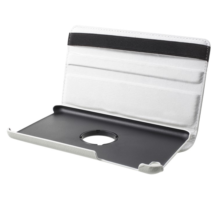 Litchi Grain 360-degree Rotary Leather Stand Shell for Huawei MediaPad T1 7.0 / Honor Tablet T1 (T1-701u) - White-6
