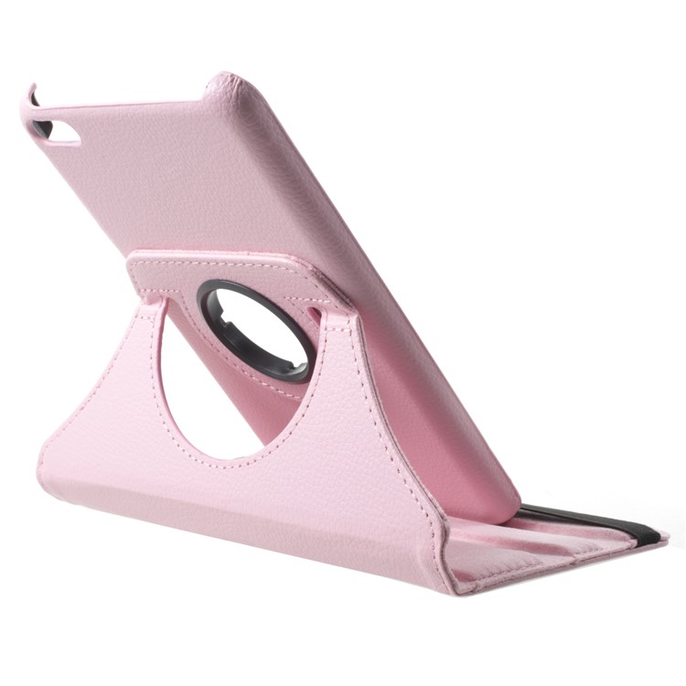 360-degree Rotary Litchi Grain Leather Cover with Stand for Huawei MediaPad T1 7.0 / Honor Tablet T1 (T1-701u) - Pink-5