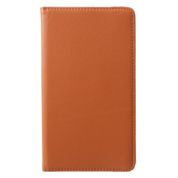 360-degree Rotary Litchi Grain Leather Shell with Stand for Huawei MediaPad T1 7.0 / Honor Tablet T1 (T1-701u) - Orange-2