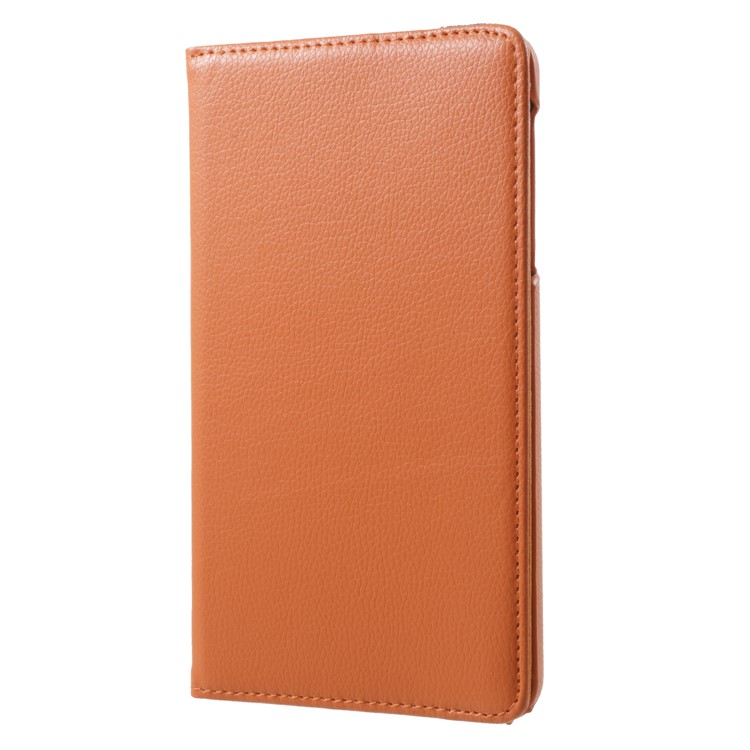 360-degree Rotary Litchi Grain Leather Shell with Stand for Huawei MediaPad T1 7.0 / Honor Tablet T1 (T1-701u) - Orange-3