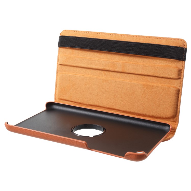 360-degree Rotary Litchi Grain Leather Shell with Stand for Huawei MediaPad T1 7.0 / Honor Tablet T1 (T1-701u) - Orange-6