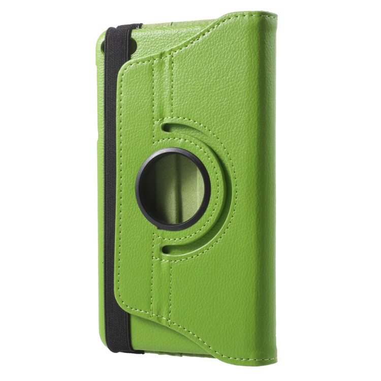Litchi Grain 360-degree Rotary Stand Leather Tablet Case for Huawei MediaPad T1 7.0 / Honor Tablet T1 (T1-701u) - Green-1