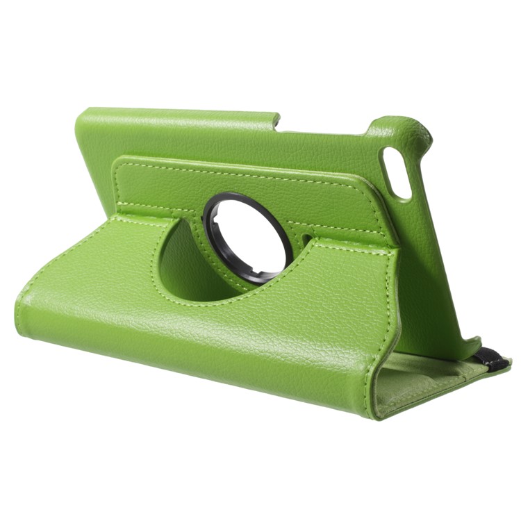 Litchi Grain 360-degree Rotary Stand Leather Tablet Case for Huawei MediaPad T1 7.0 / Honor Tablet T1 (T1-701u) - Green-4