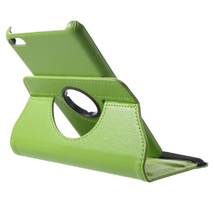 Litchi Grain 360-degree Rotary Stand Leather Tablet Case for Huawei MediaPad T1 7.0 / Honor Tablet T1 (T1-701u) - Green-5