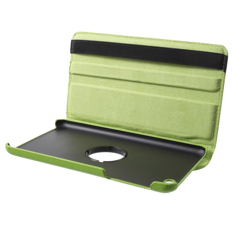 Litchi Grain 360-degree Rotary Stand Leather Tablet Case for Huawei MediaPad T1 7.0 / Honor Tablet T1 (T1-701u) - Green-7