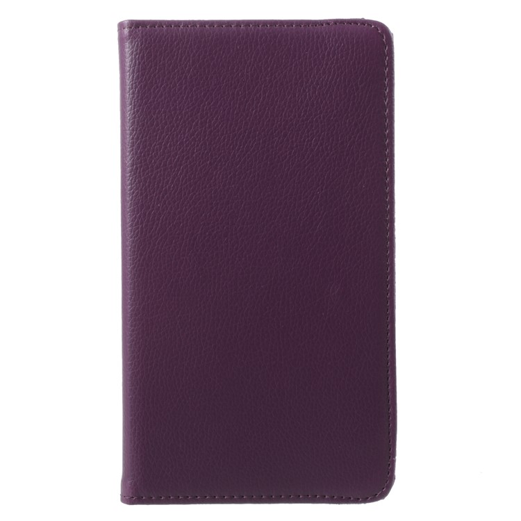 Litchi Grain 360-degree Rotary Leather Protection Shell for Huawei MediaPad T1 7.0 / Honor Tablet T1 (T1-701u) - Purple-2