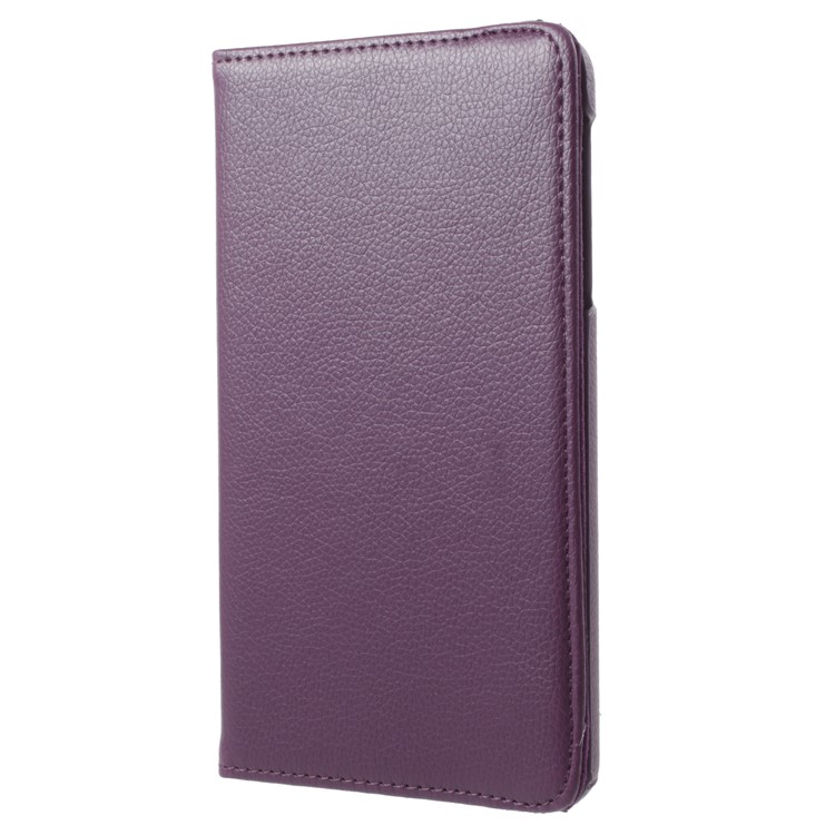 Litchi Grain 360-degree Rotary Leather Protection Shell for Huawei MediaPad T1 7.0 / Honor Tablet T1 (T1-701u) - Purple-3